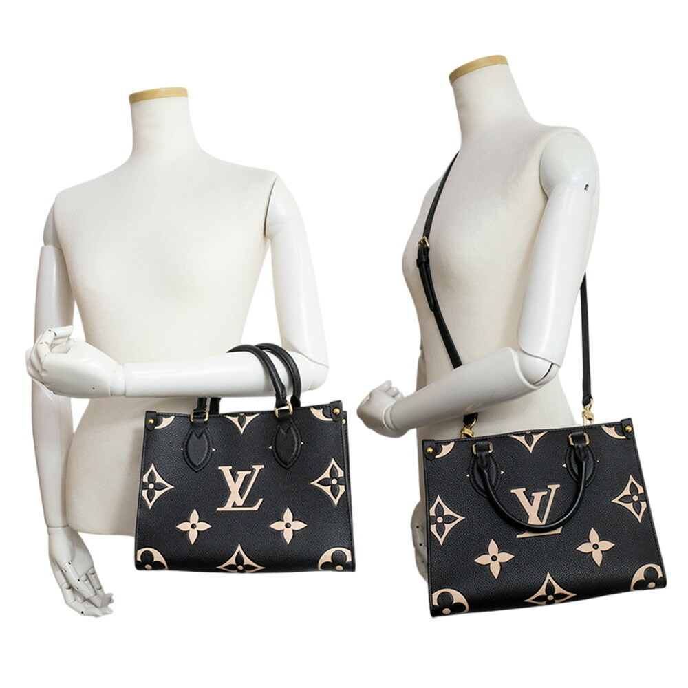 Louis Vuitton Go Shoulder Black the Crossbody PM Leather On Empreinte - Picture 8 of 10
